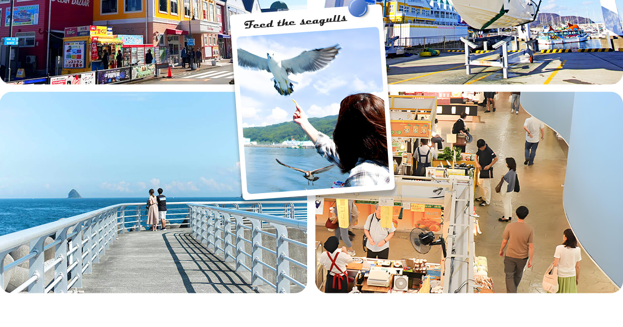 伊東馬琳小鎮是位於日本伊豆半島伊東市海邊的多功能休憩站，集美食商店、海景溫泉和遊覽船於一體，適合家庭、情侶及散步遊客盡享一日輕鬆時光。