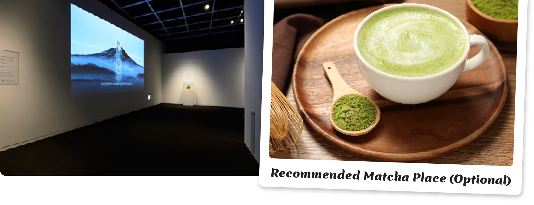 探索富士山博物館,這裡展示了日本標誌性山脈富士山的歷史、文化和自然美景。如果您願意,還可以選擇參觀博物館附近一家著名的抹茶甜點店。 探索富士山博物館,這裡展示了日本標誌性山脈富士山的歷史、文化和自然美景。如果您願意,還可以選擇參觀博物館附近一家著名的抹茶甜點店。