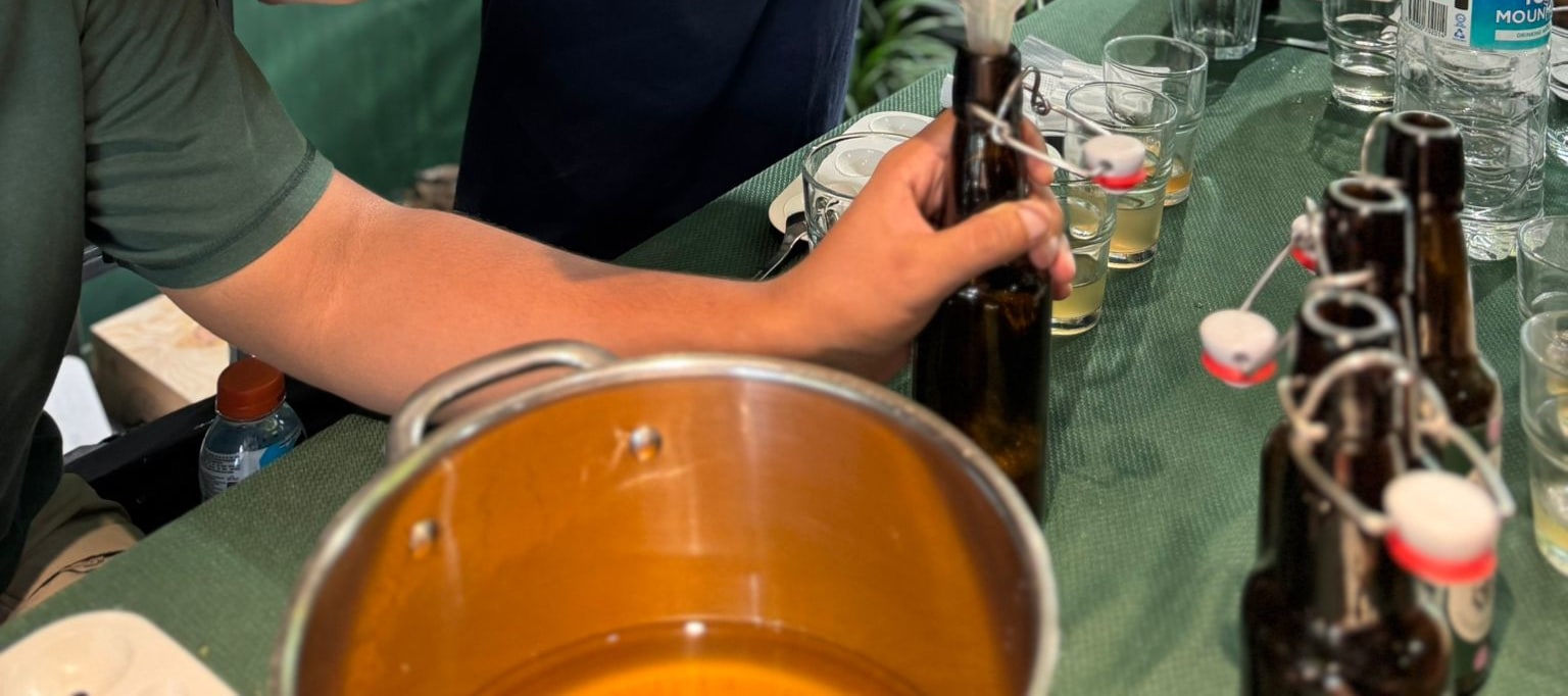 Make your own mead from scratch with us