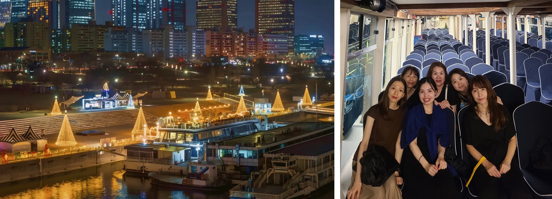 漢江夜間遊船是體驗首爾最神奇的方式之一。🚢🌃