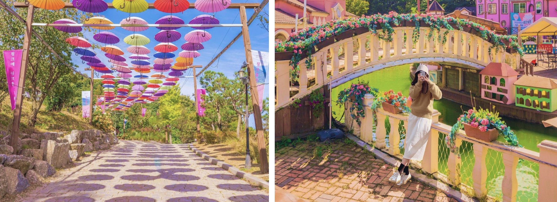 🌸春天將香草島變成粉彩色的夢境，櫻花點綴著小路，五彩繽紛的鮮花競相綻放。草藥的香味與柔和的微風混合在一起，使其成為遠離城市喧囂的清新之地。