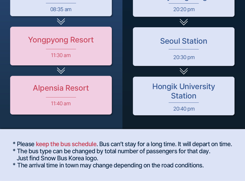 共乘景點接送 首爾 - Alpensia 滑雪度假村／龍平滑雪度假村