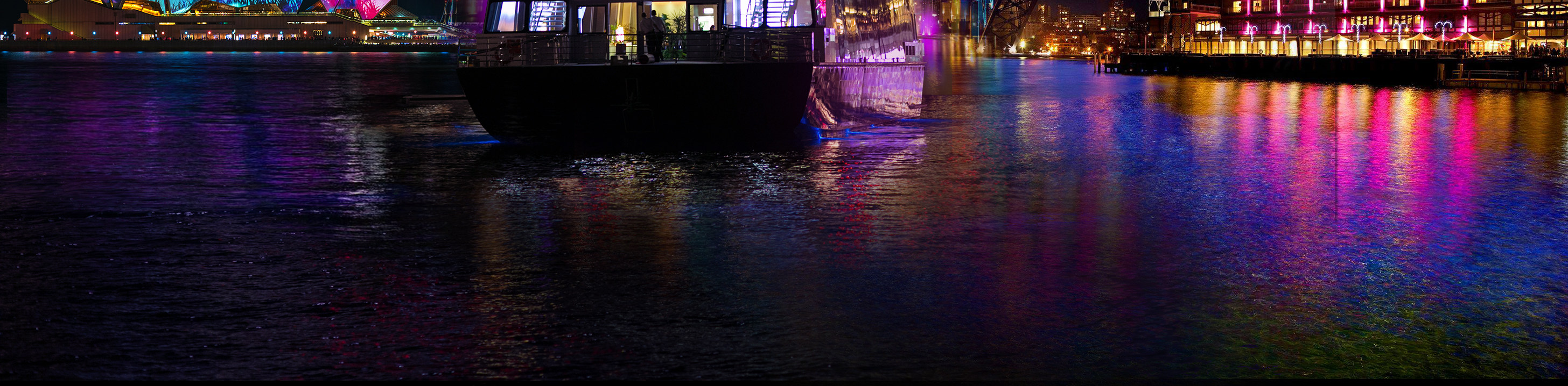 Vivid Glass Boat Dinner Cruise
