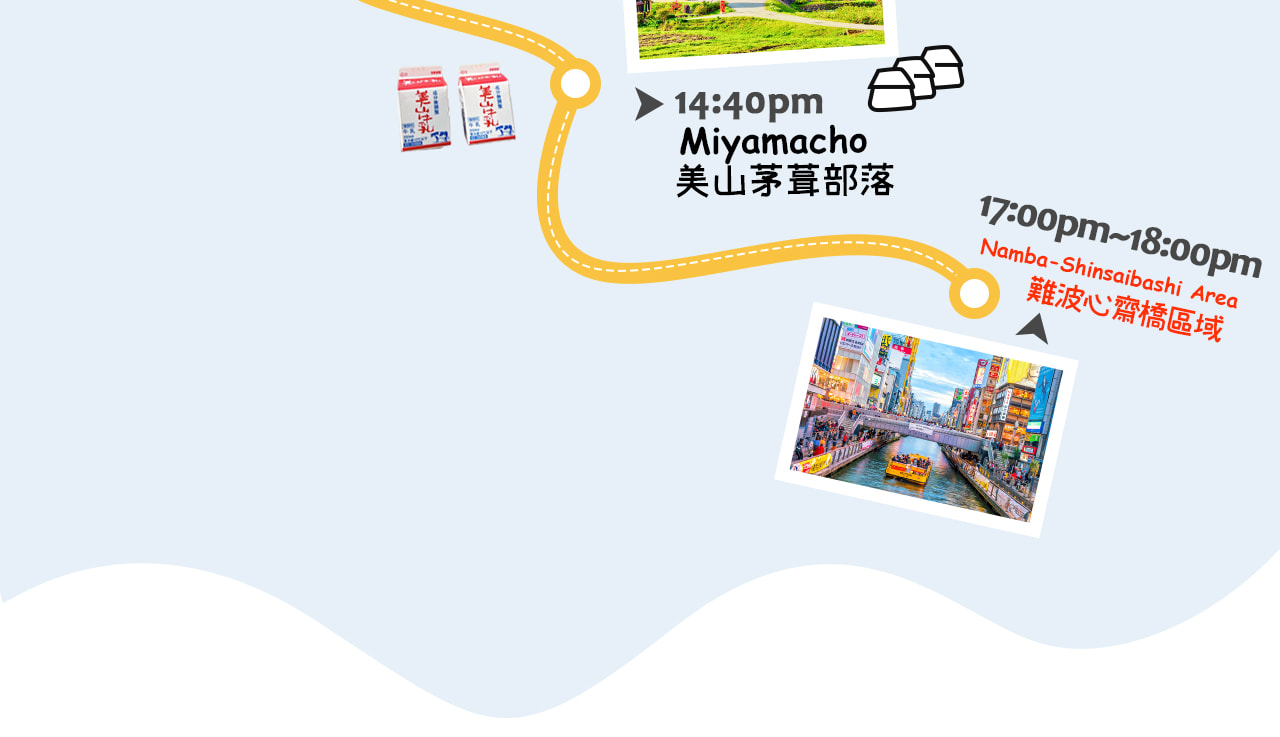 Get the location of Amanohashidate and Miyama highlights in one map and plan your route easily~