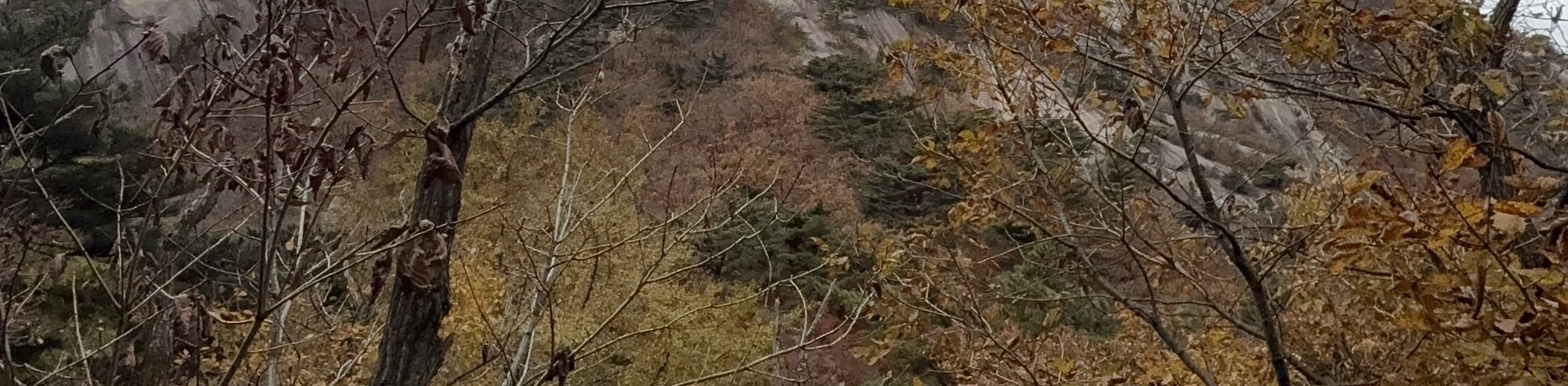 北漢山賞夕陽健行