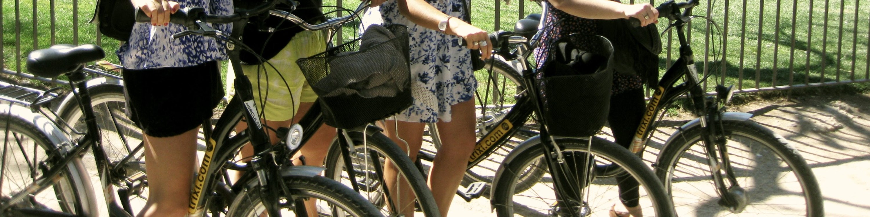 biking around the city