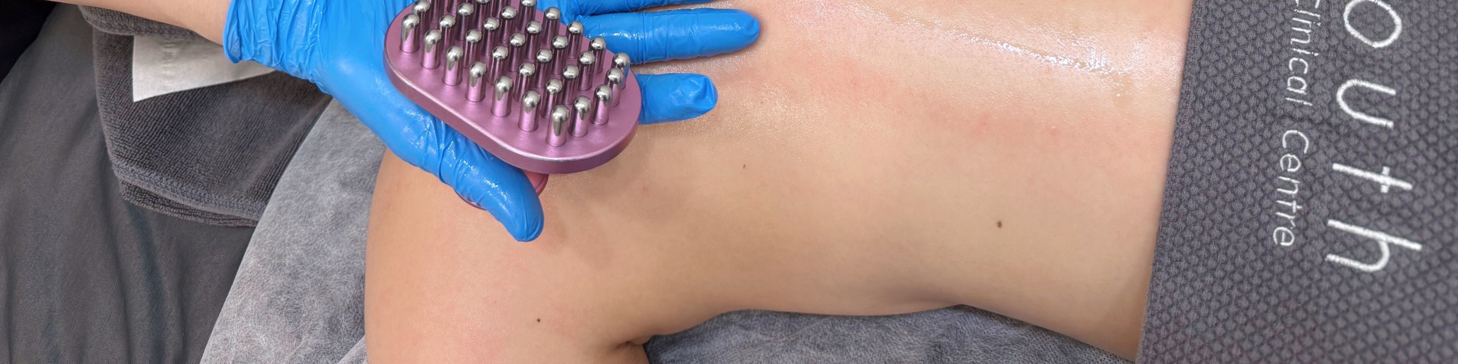 35-head magnetic therapy massage fork - dredge meridians, remove acid and toxins, lymphatic massage, improve relaxation