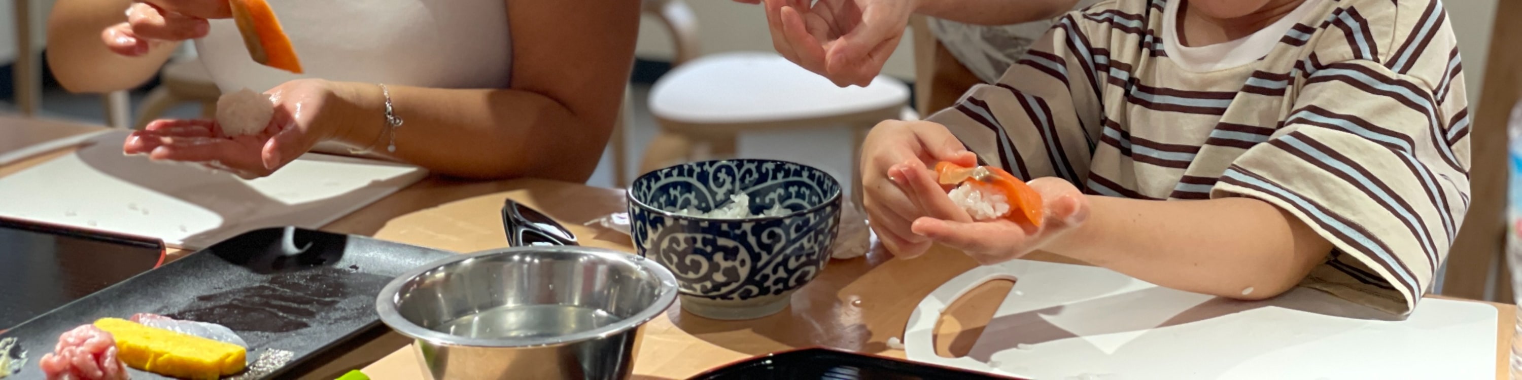 Anyone can enjoy this sushi nigiri class!