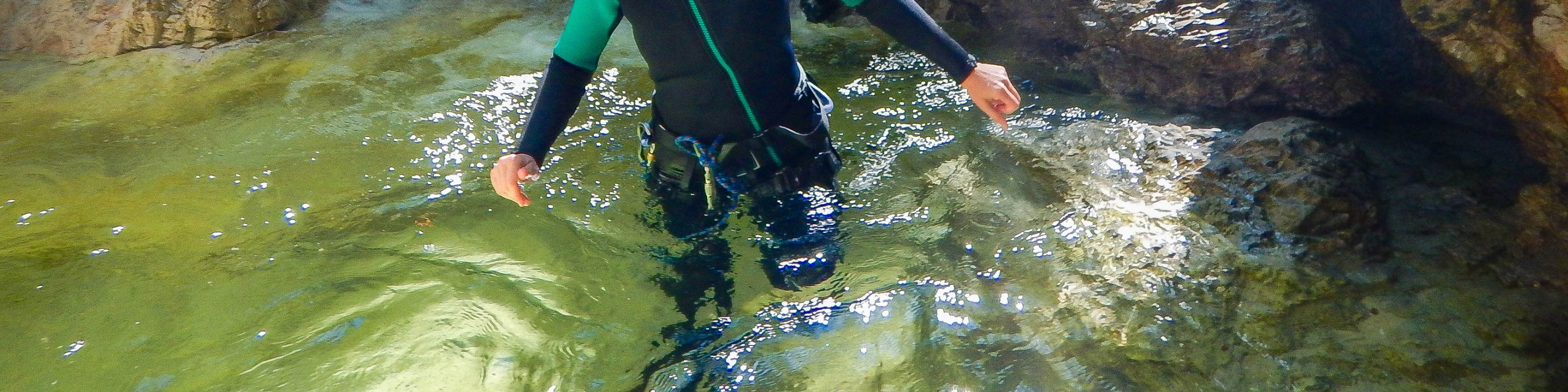 Extreme canyoning in Triglav national park