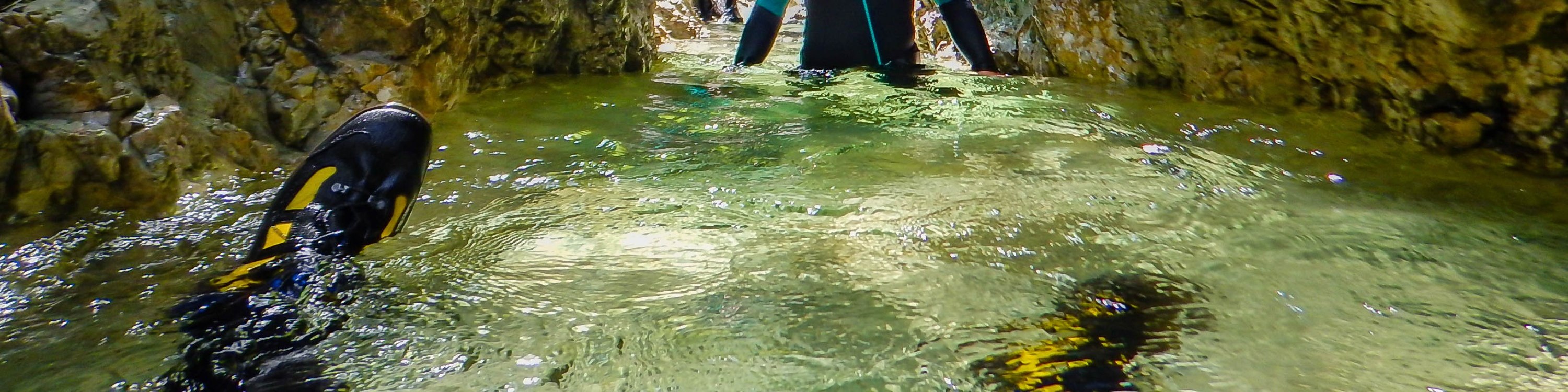 Extreme canyoning in Triglav national park