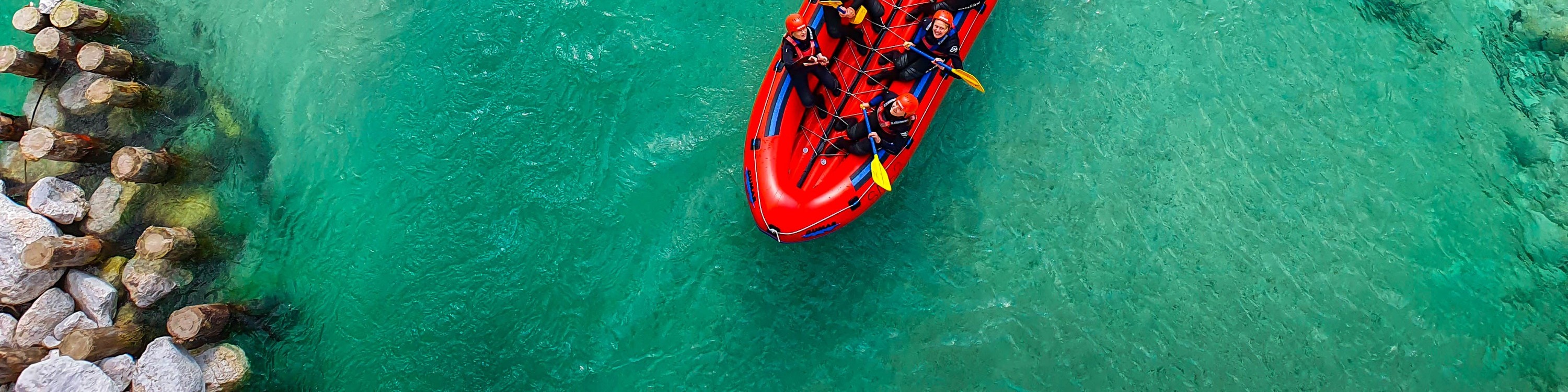 Rafting on the Soca River