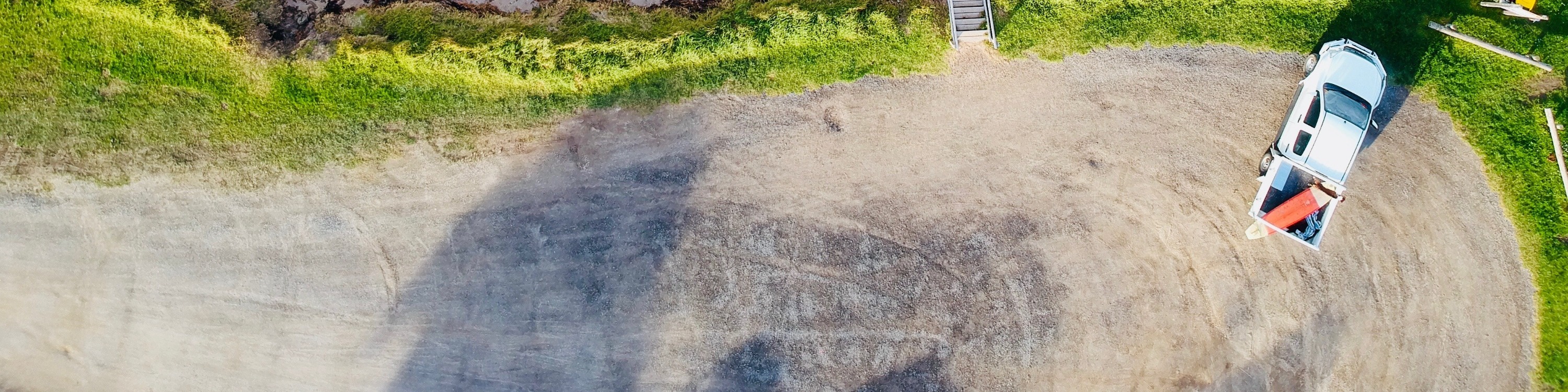 the beach