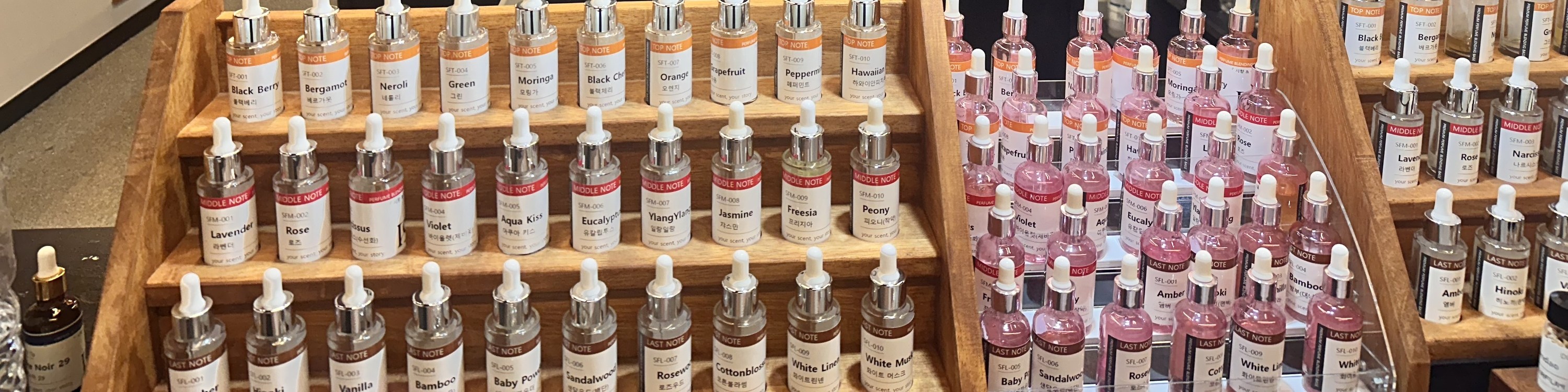 An abundance of fragrance notes and a graceful, open space just for you