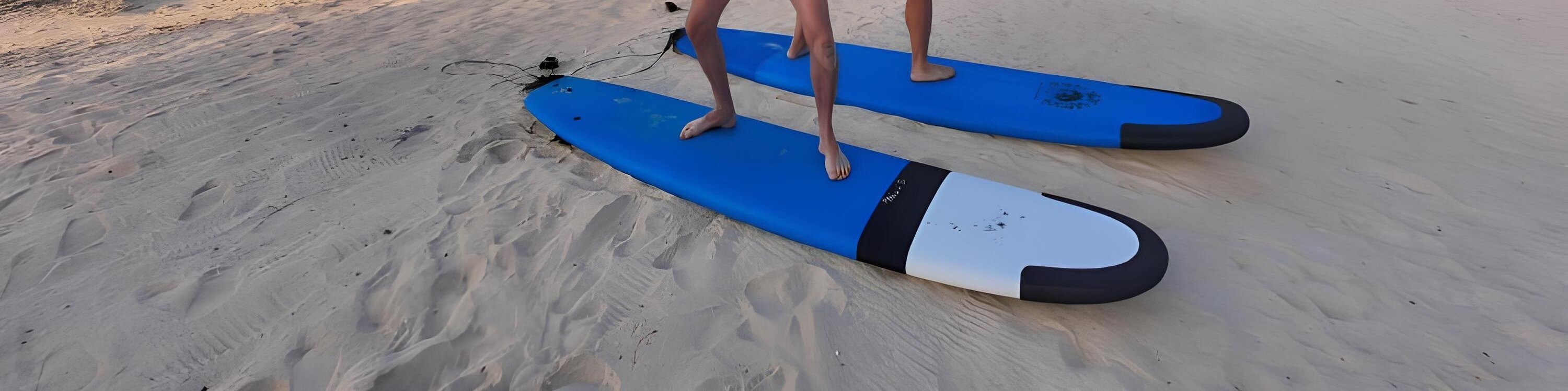 Surfing Lesson at Gili Terawangan