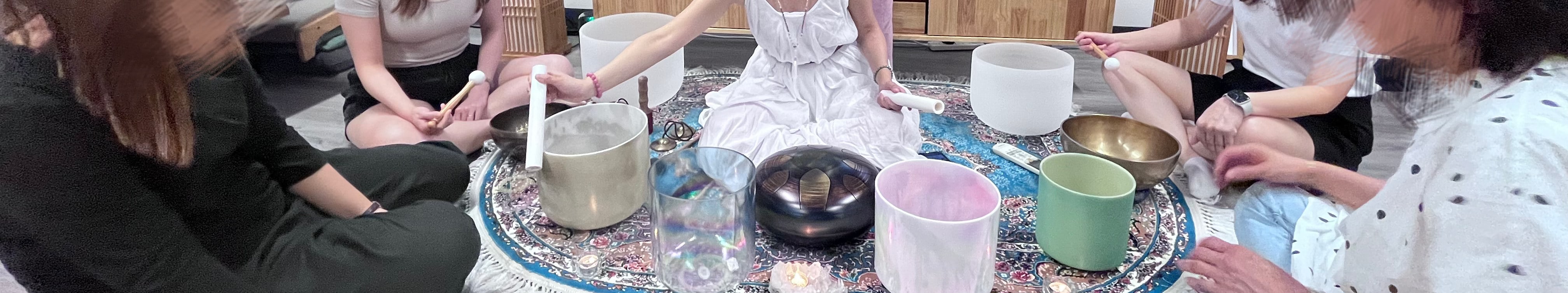 水晶頌缽身心靈療癒放鬆體驗