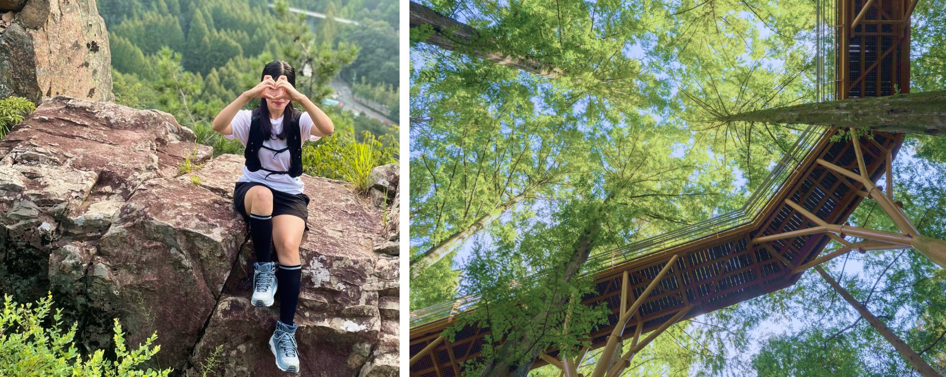 🌿夏季前往長泰山，最棒的體驗莫過於在景色優美的步道上神清氣爽地徒步。