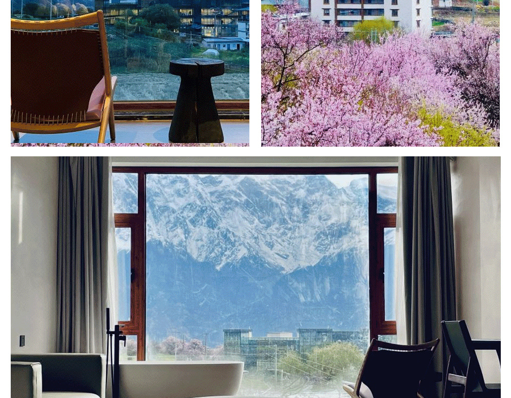 西藏林芝桃花6日（天后同款瑞吉/松贊系列+南迦巴瓦日照金山&平措康桑雪裡酒店+嘎拉桃花村+索松村+卡若拉冰川+私導講解布達拉宮大昭寺）