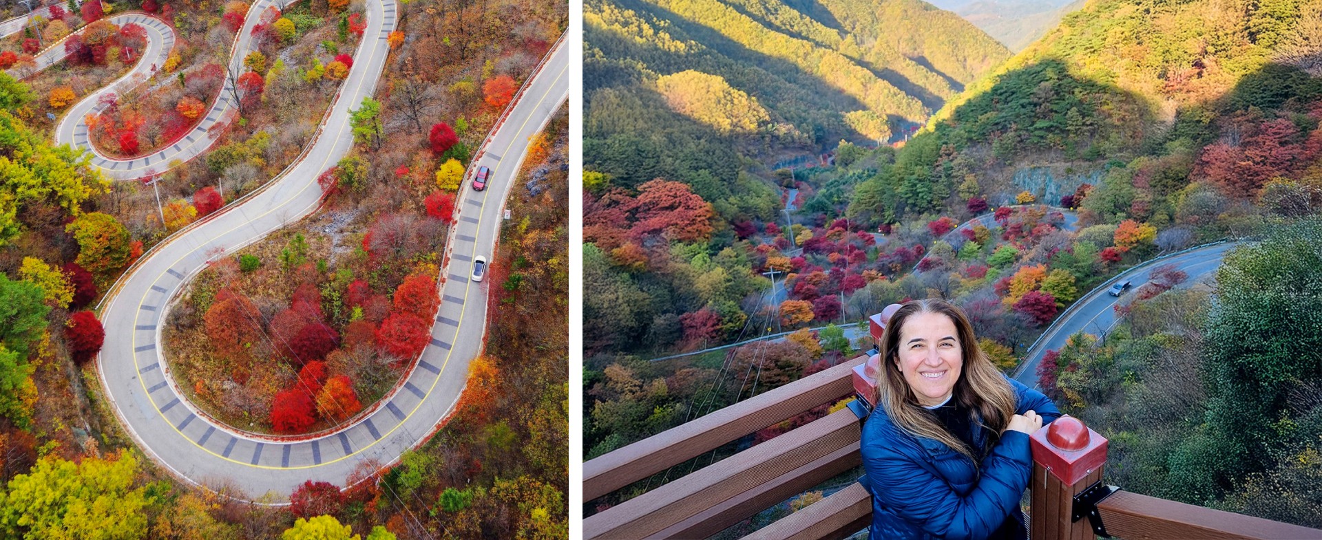秋天的 Bobaljae 山路宛如一幅畫,紅黃相間的楓葉點綴著每個彎道。這是捕捉絕美秋景的完美季節。📸 秋天的 Bobaljae 山路宛如一幅畫,紅黃相間的楓葉點綴著每個彎道。這是捕捉絕美秋景的完美季節。📸