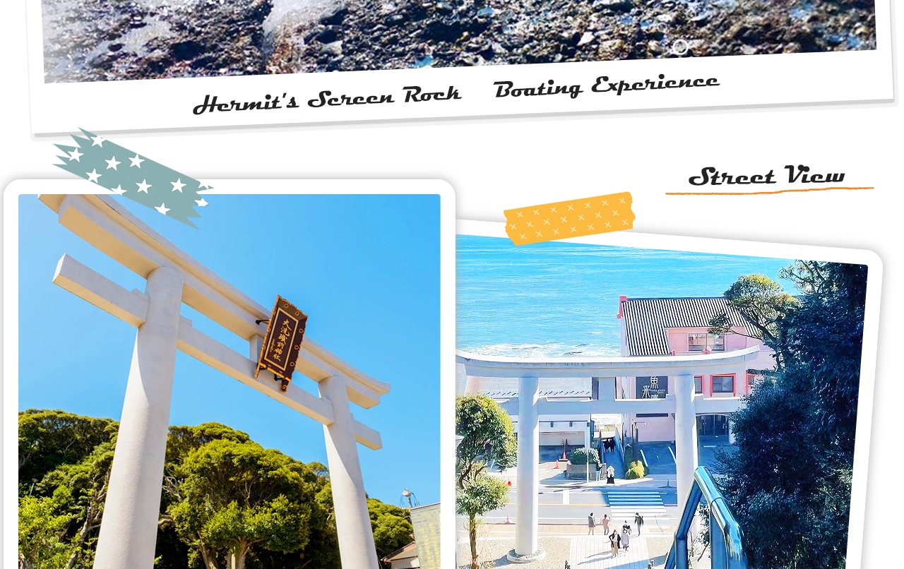 大洗磯前神社——佇立於太平洋岸邊的古老神社,以“神磯鳥居”迎接日出的壯麗景象而聞名,被譽為神明降臨之地。 大洗磯前神社——佇立於太平洋岸邊的古老神社,以“神磯鳥居”迎接日出的壯麗景象而聞名,被譽為神明降臨之地。