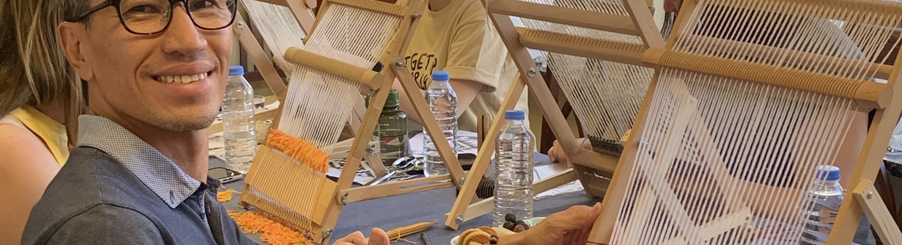 Smiles and creativity — weaving together culture and craftsmanship.