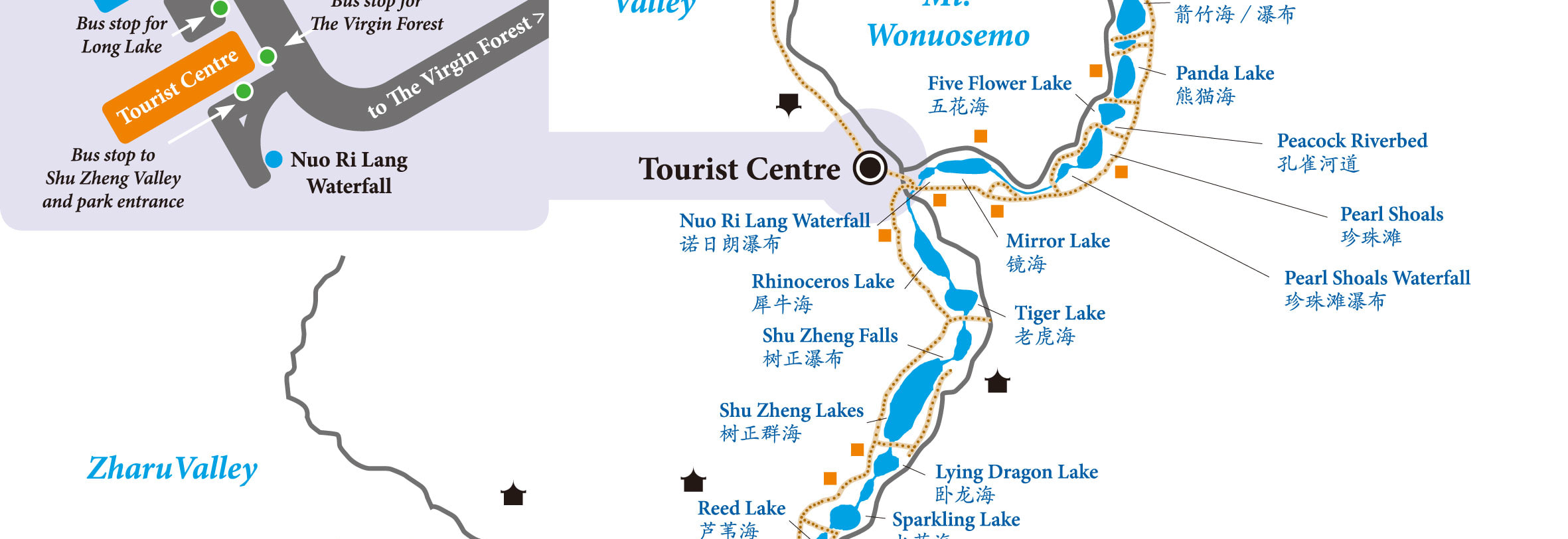 九寨溝地圖