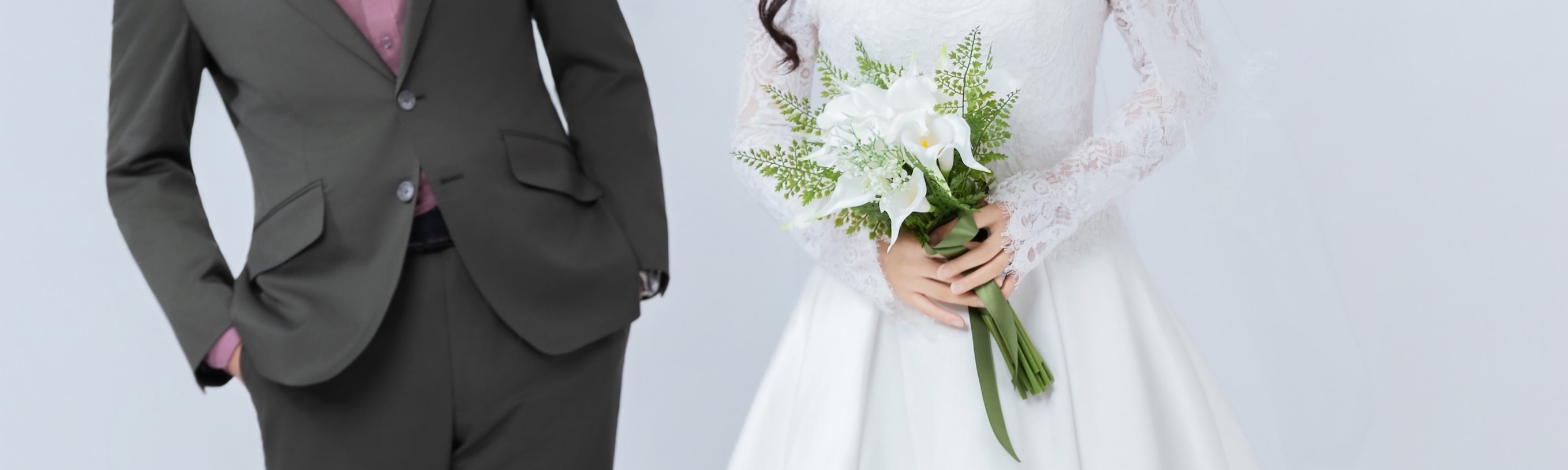 店內室內婚紗照拍攝效果：唯美韓國風