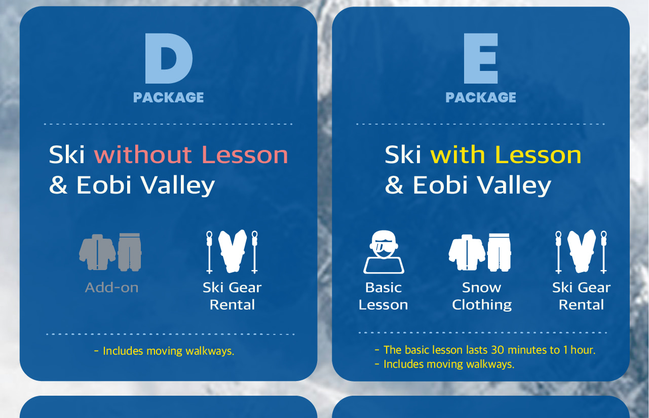 Elysian Ski Resort and Eobi Ice Valley Day. Tourfrom Seoul