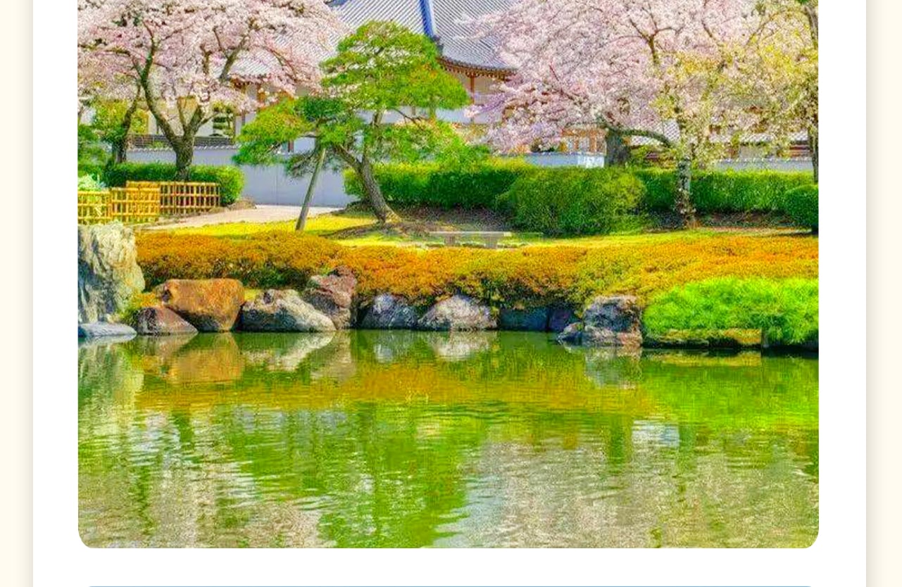 忍野八海，池水波光潾潾，與美麗的富士山合為一體，美不勝收，吸引無數攝影家不遠千里前來取景。忍野八海為國家指定的天然紀念物。