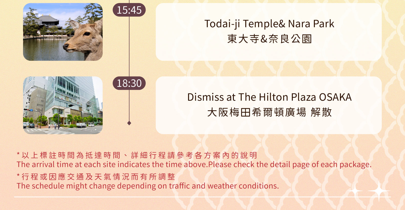京阪一日遊：嵐山竹林 & 八坂神社 & 花見小路 & 奈良公園 & 東大寺｜大阪出發 