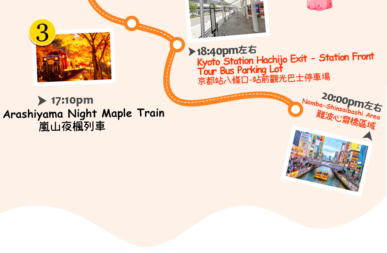 Kyoto Dream Illumination Autumn Foliage Day Tour - Kinkaku-ji & Arashiyama (Includes Night Maple Train - Departing from Osaka/Kyoto) - Thumbnail 5