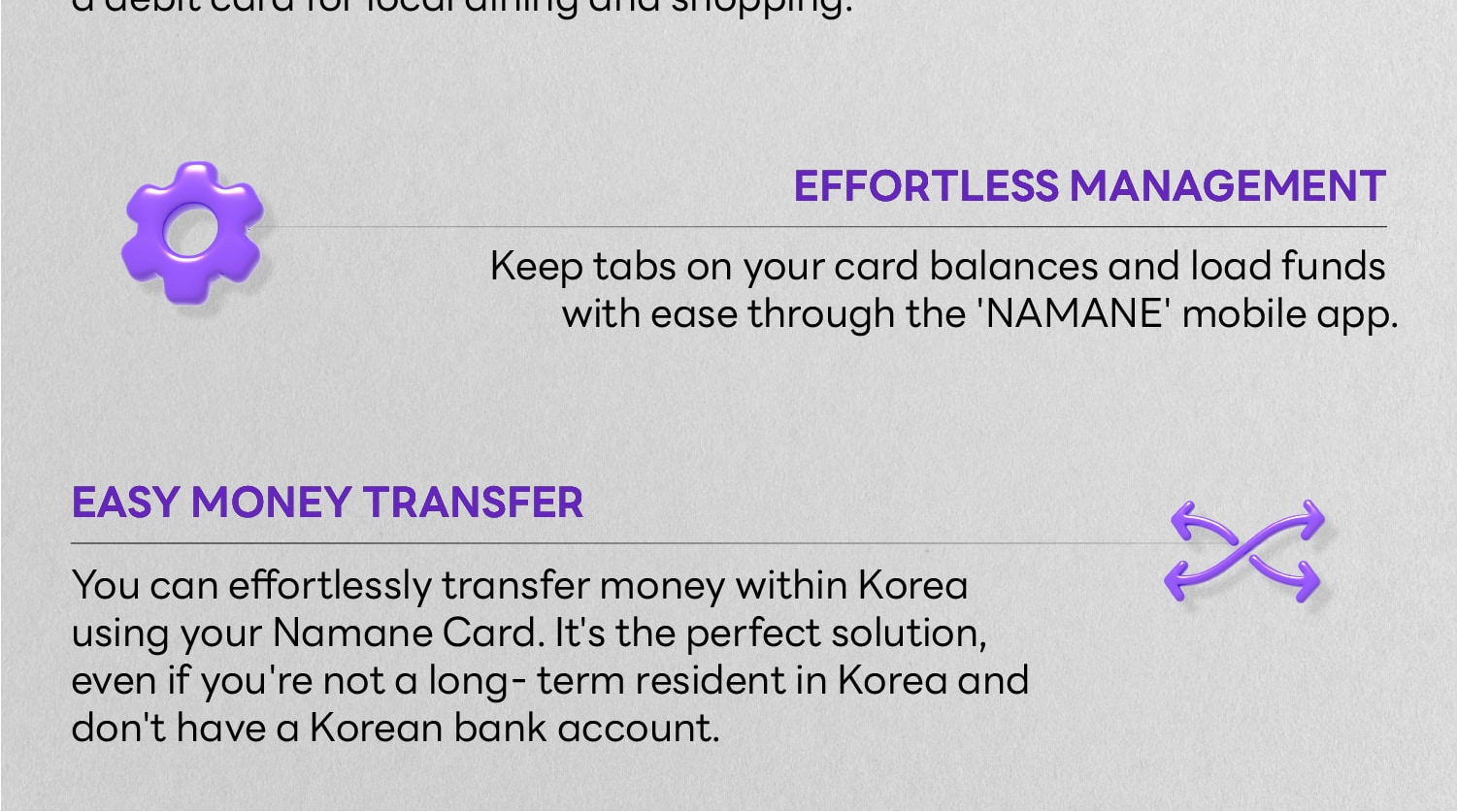 Customizable Pre-paid Travel Card - NAMANE CARD