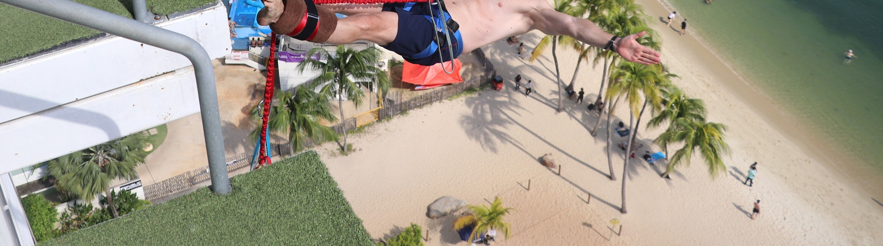 Bungy Jump & The New Tandem Bungy at Skypark Sentosa