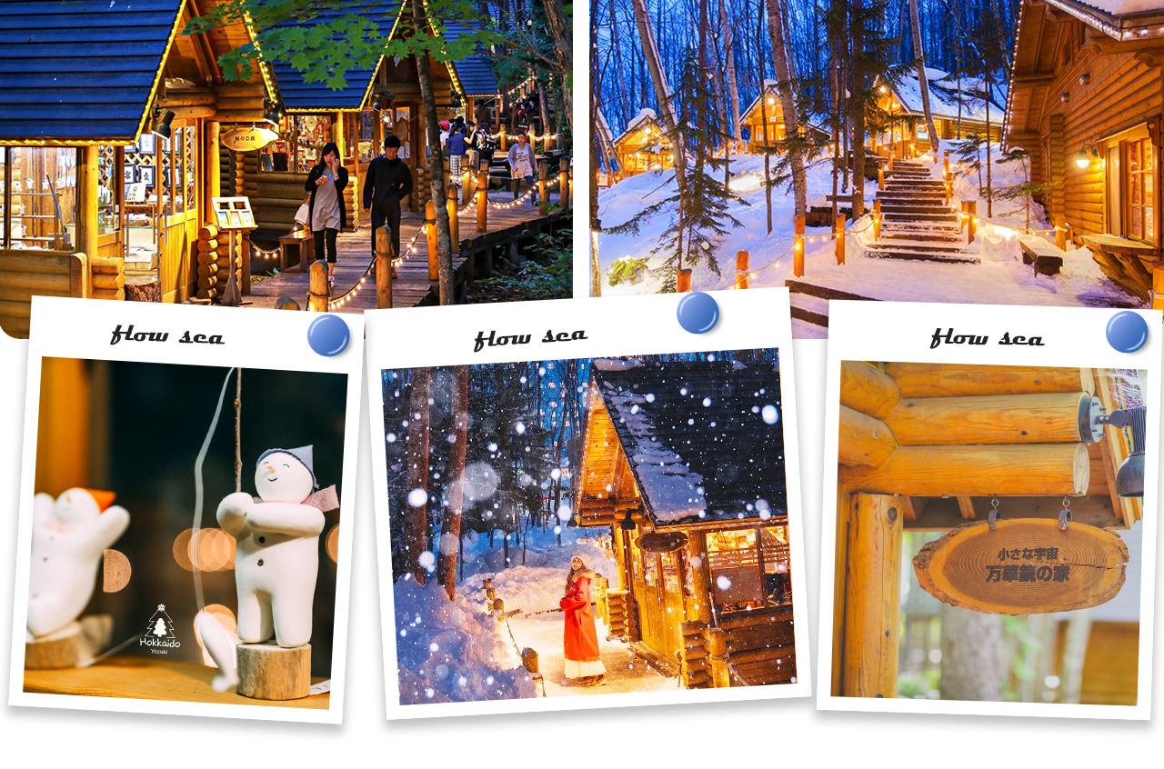 森林精靈露臺是北海道的夢幻觀景點，遊客可在此欣賞寧靜森林景觀和童話般的自然氛圍。