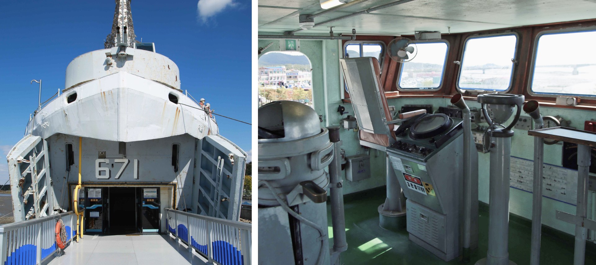 在金浦艦艇公園，近距離探索真實軍艦，了解其歷史。