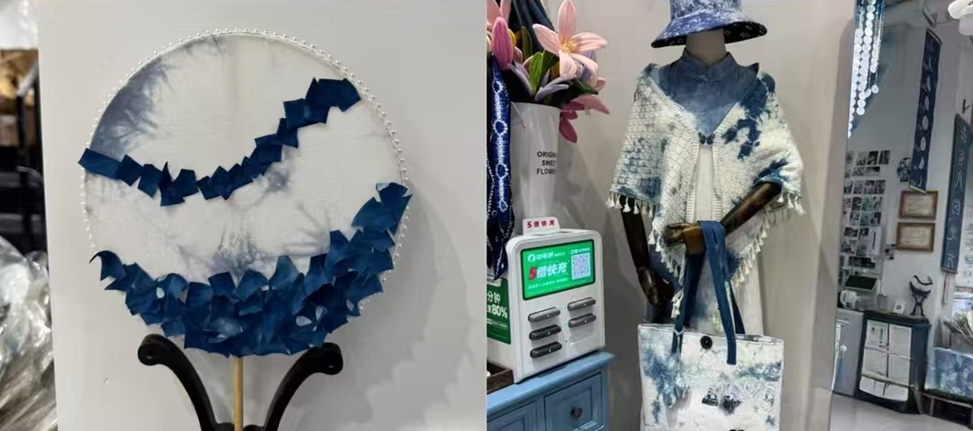 支持多人共同創作大幅作品（如非遺主題裝飾畫），每人負責不同區域的扎染與釉彩環節，最終拼接成完整畫作，適合企業團建、研學團隊，在協作中傳遞 “匠人精神”