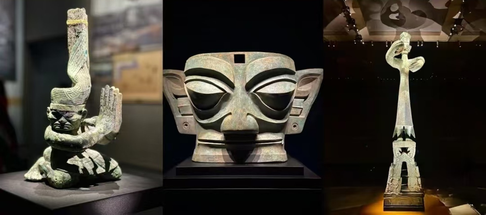 三星堆古遺址位於四川省廣漢市，距今已有5000至3000年曆史，是迄今文化內涵最豐富的古城、古國、古蜀文化遺址。現有保存最完整的東、西、南城牆和月亮灣內城牆