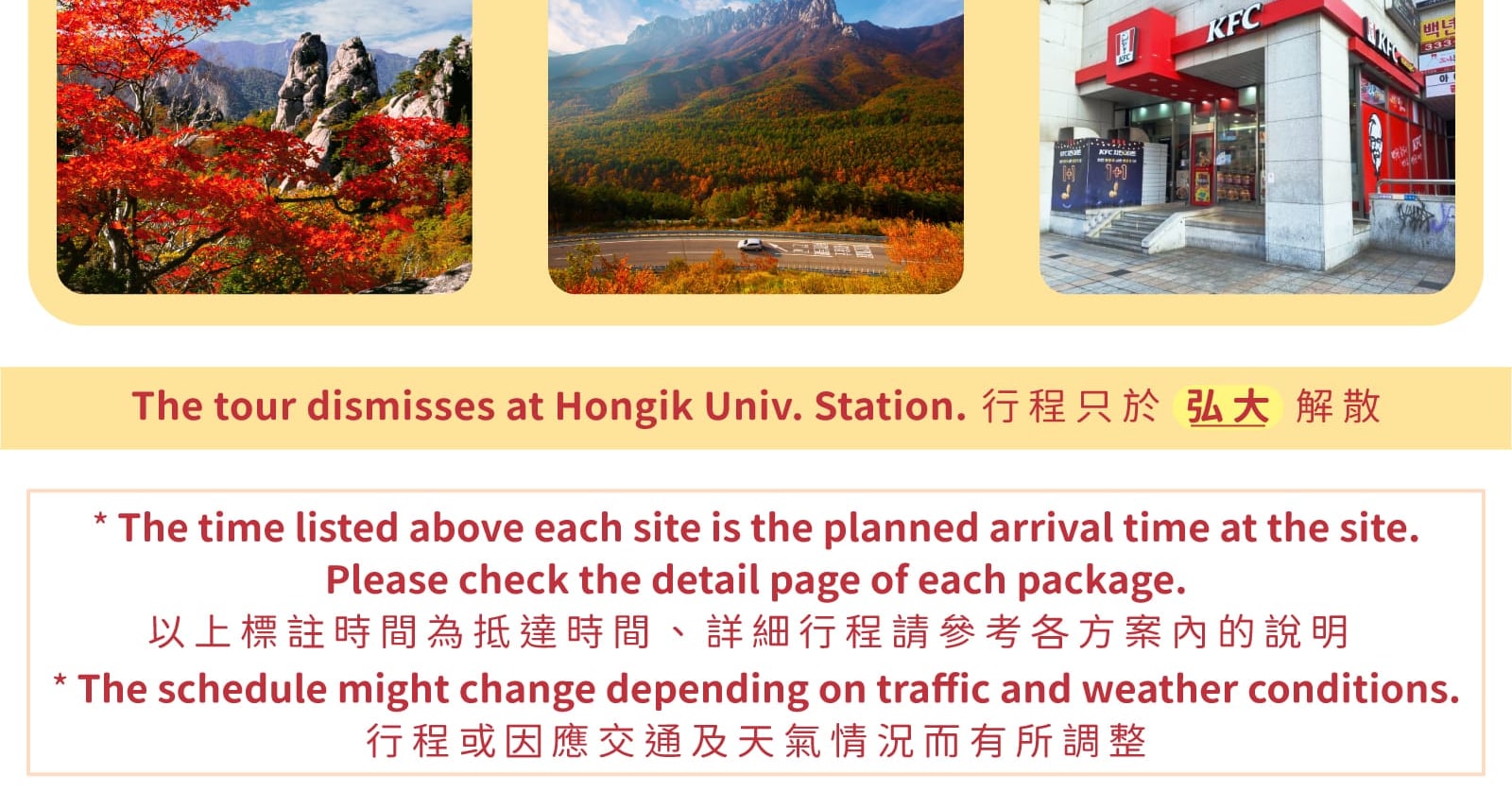 Mt. Seoraksan Cable Car x Sokcho One day Tour (from Seoul) 