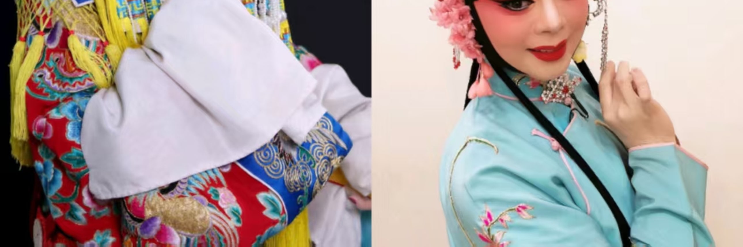 穿上精美的戲曲服裝，如同回到了千年古韻的世界