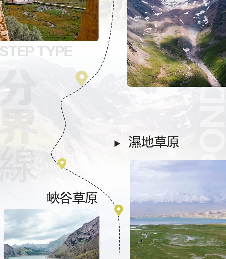 新疆縱貫南北疆8日遊（安集海大峽谷+賽里木湖+巴音布魯克+天山神秘大峽谷+瓊庫什臺+喀贊其+花門王府）