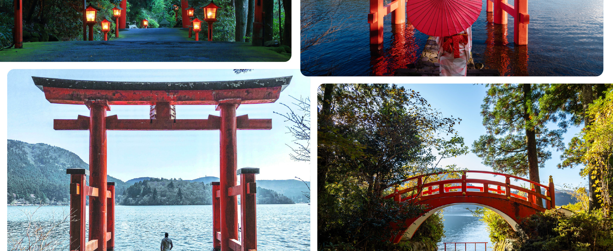 富士山 & 箱根精華遊: 山中湖/忍野八海/新倉山淺間公園/大石公園/羅森打卡/大涌谷/大淵笹場/雕刻之森美術館 (中/英/韓語導遊)