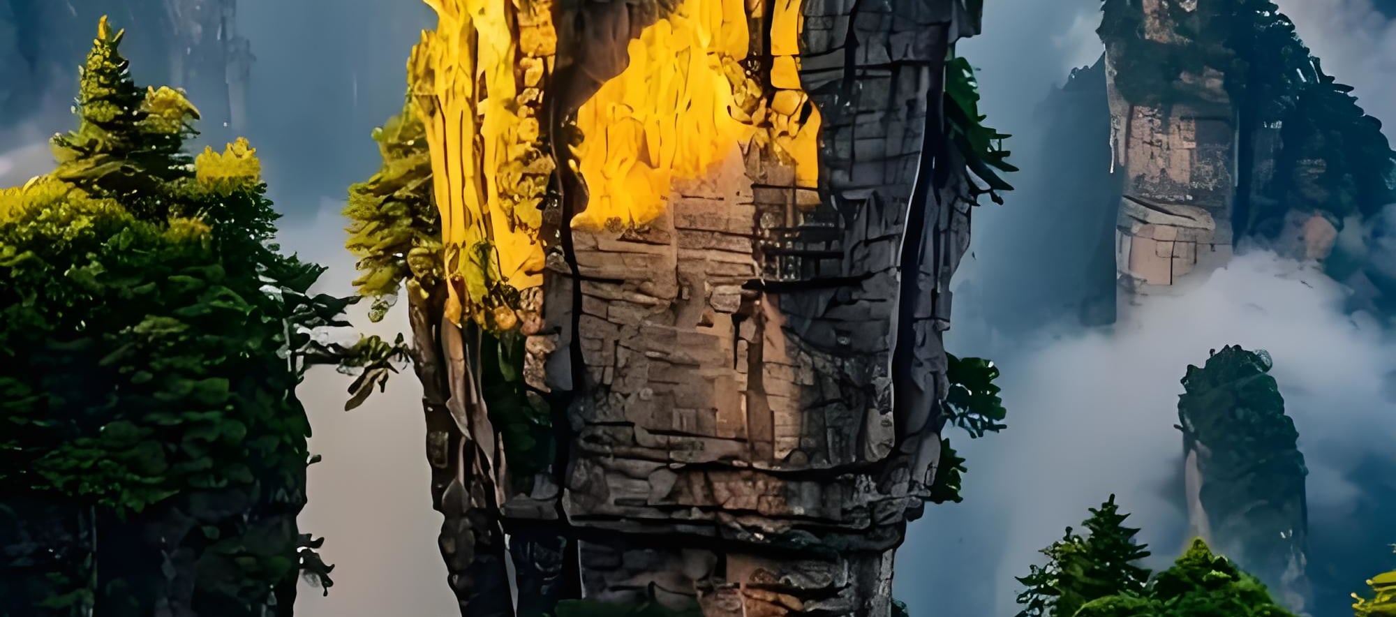乾坤柱（哈利路亞山）：電影《阿凡達》中“潘多拉星球”的懸浮山原型就取自於此