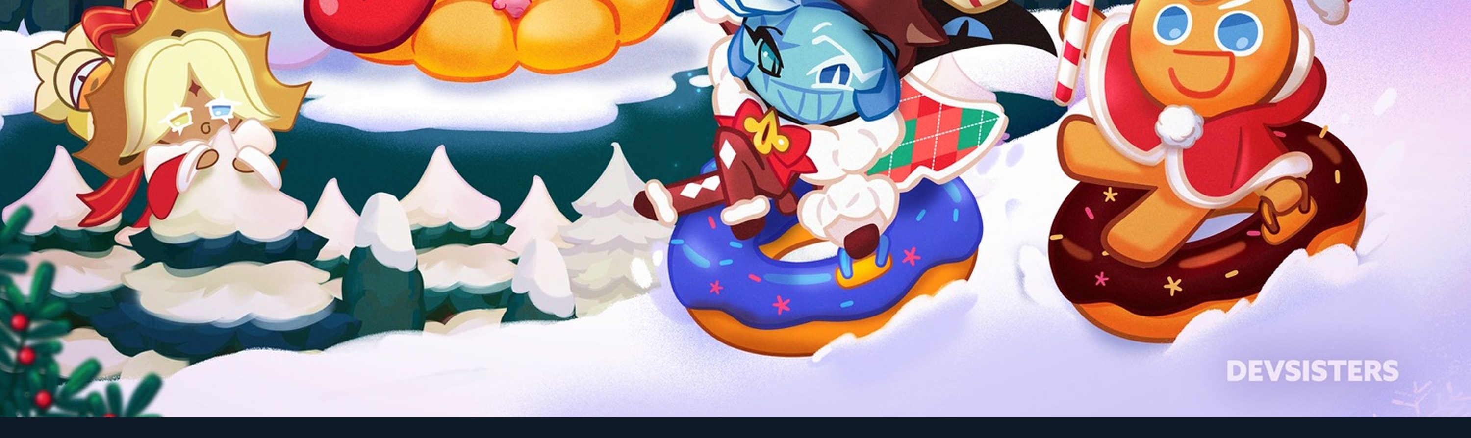 深受韓國在地人喜愛的親子玩雪：在CookieRun Sweet Land玩雪橇。