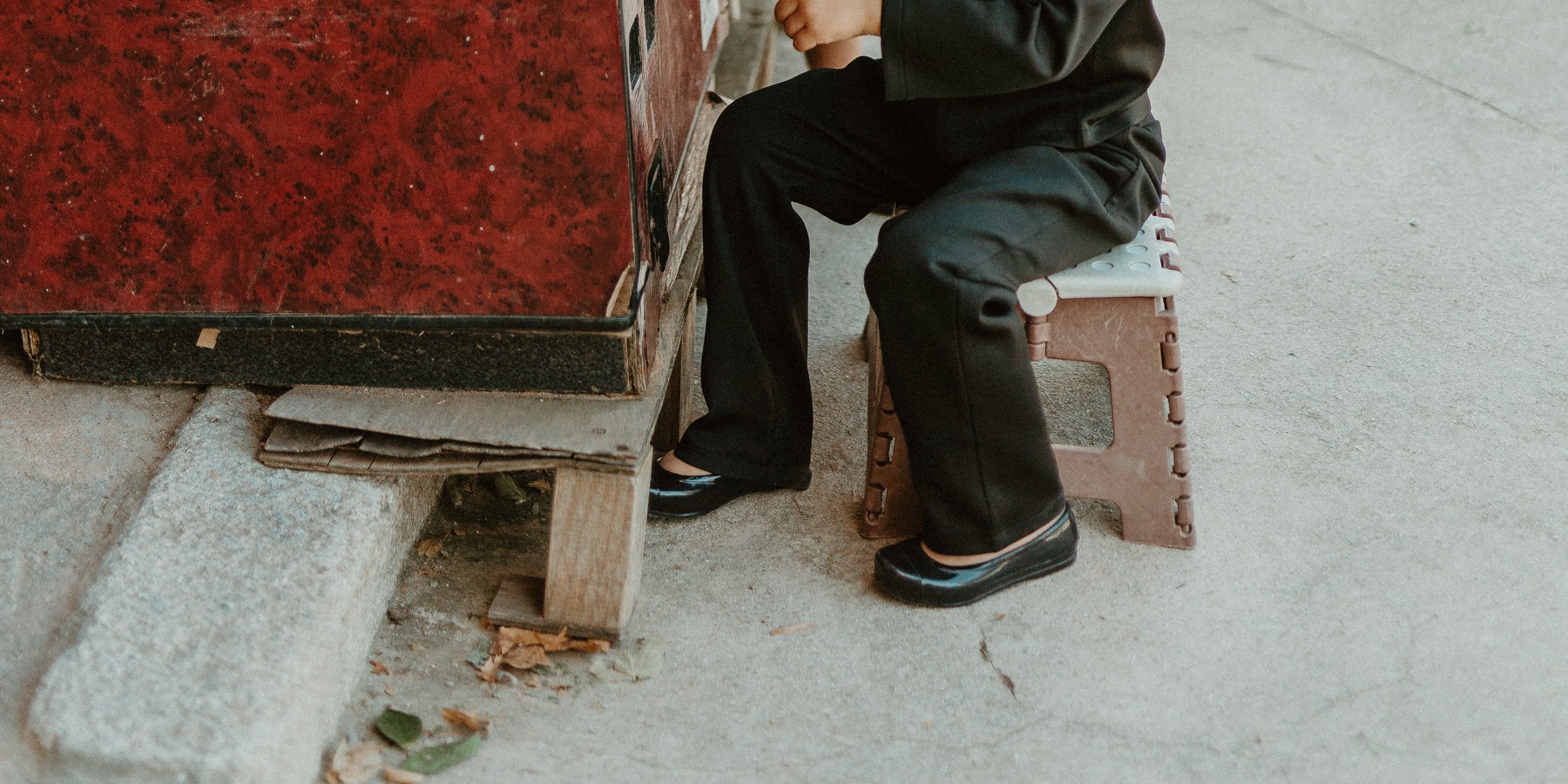 Korea Old School Uniform photoshoot