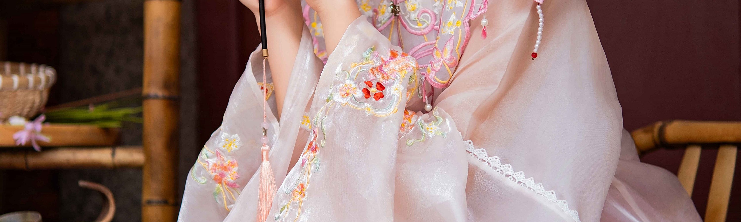 福建泉州簪花體驗+攝影跟拍（精緻妝造+單人簪花+任選服裝+精修美照+底片全送+多個拍照景點）