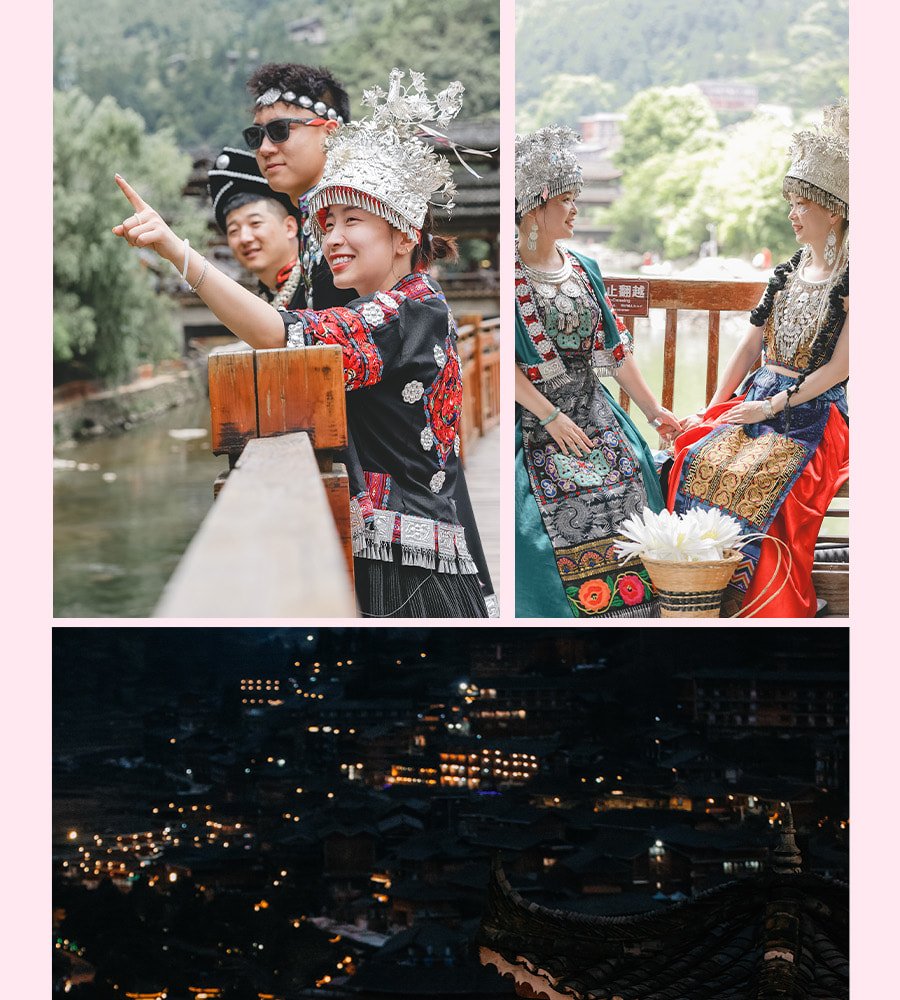 【櫻花限定】貴州平壩櫻花6天5晚（黃果樹大瀑布+平壩櫻花園&攝影跟拍+荔波小七孔+西江千戶苗寨&苗族蠟染手作）