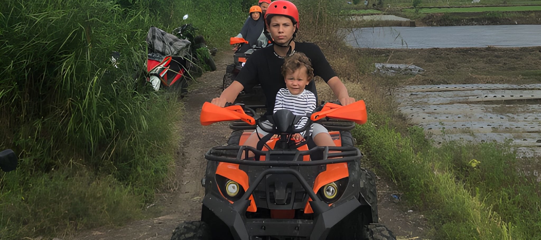 Ride ATV Through Rice Fields