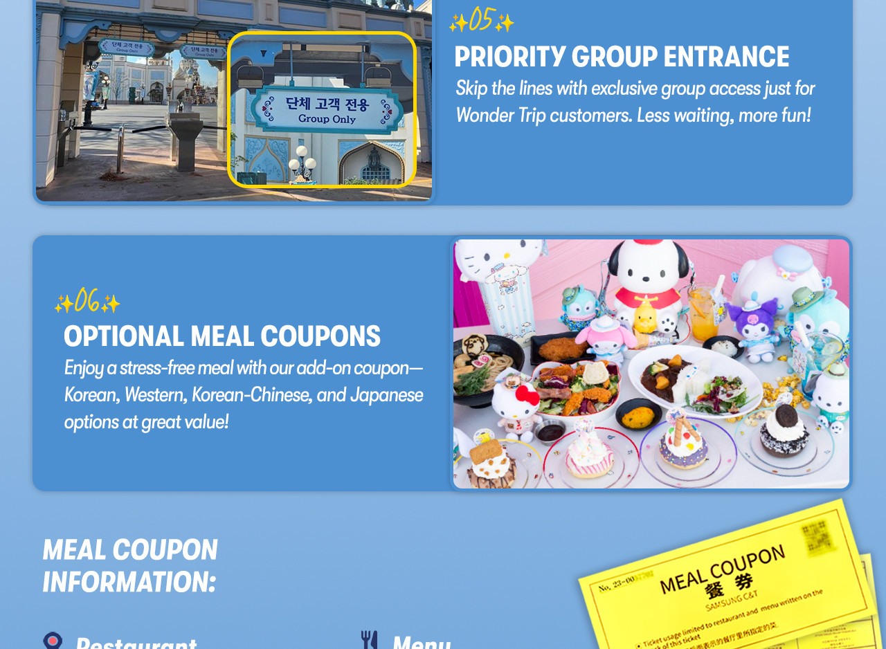 Everland Day Tour: Priority Entry (Till 31/5) + Optional Meal Coupon