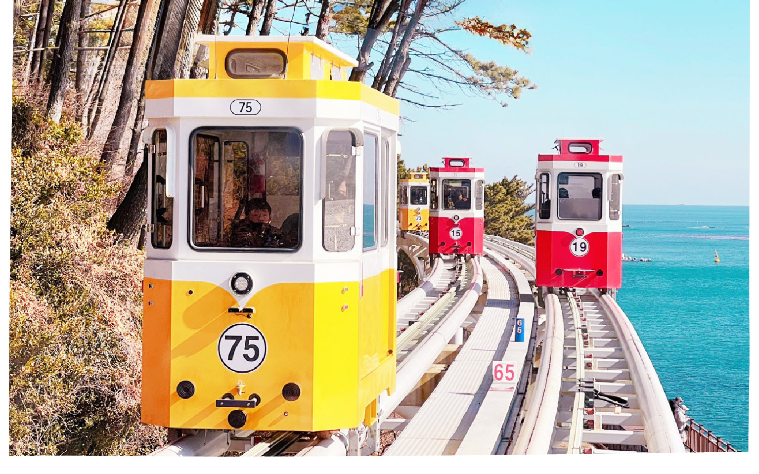 釜山城市觀光一日遊：海雲台海岸(膠囊)列車/ 遊艇體驗 / 甘川洞文化村/ 太宗台等