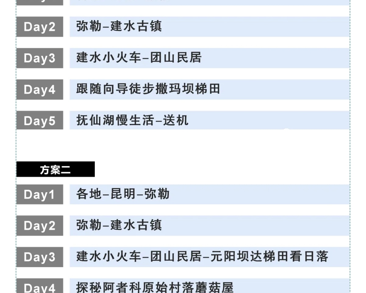 雲南流光滇東南高奢5日（全程臻選度假酒店+撫仙湖希爾頓酒店+建水古城City-walk+非遺手作+米軌小火車+元陽壩達梯田）