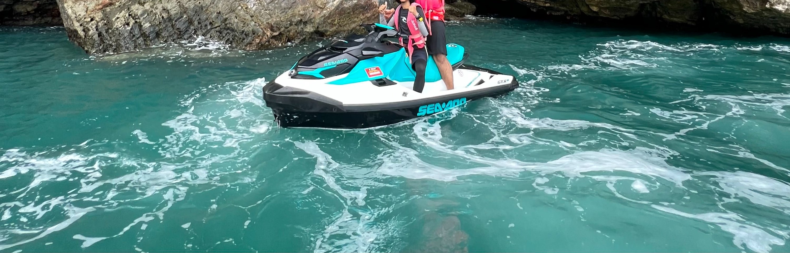 蘭卡威水上摩托車之旅 & 免費無人機視頻（Red Ray Watersports提供）
